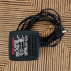 Solidex AC adaptor class 2 transformer model  DV-1280, indoor use only